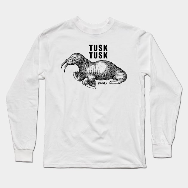 Walrus 1 Long Sleeve T-Shirt by BonzoTee